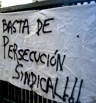 ¡Reincorporación de la delegada ya!