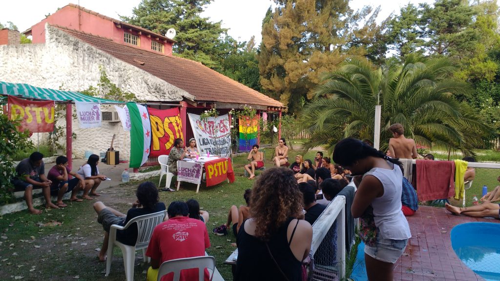 CAMPAMENTO DE LA JUVENTUD DEL PSTU