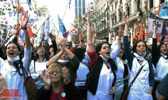 Por los derechos de las mujeres trabajadoras y pobres:  FUERA MACRI, EL FMI Y EL G20