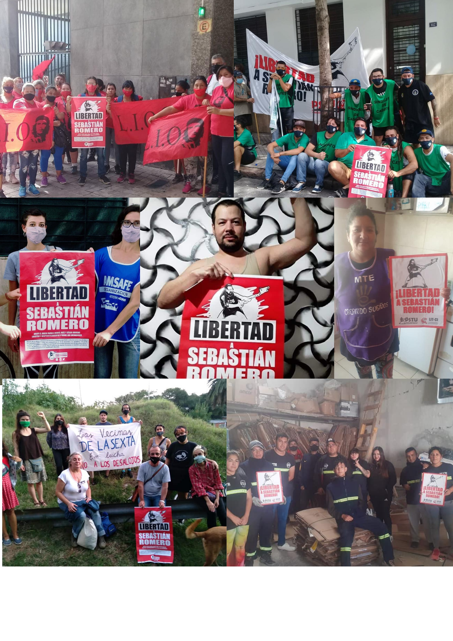 CONSTRUYAMOS UN GRAN ACTO CALLEJERO POR LIBERTAD A SEBASTIÁN ROMERO