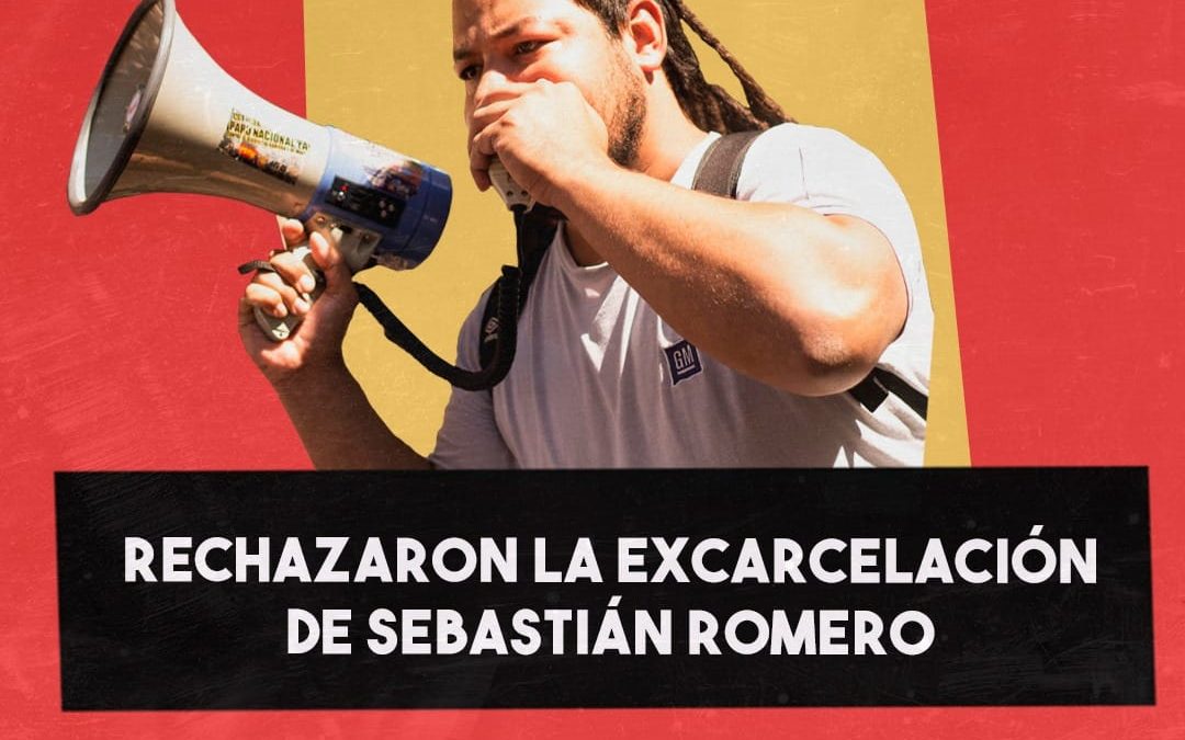 VUELVEN A NEGARLE LA EXCARCELACIÓN A SEBASTIÁN ROMERO